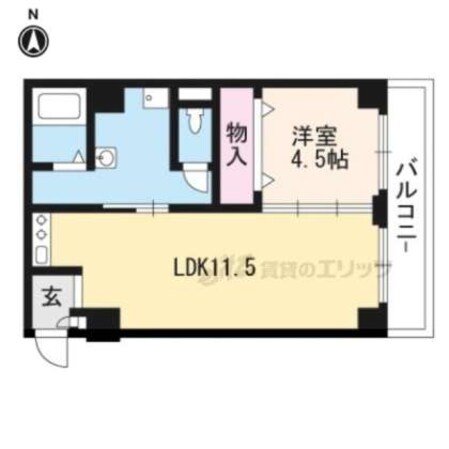 サンテラス中川の物件間取画像